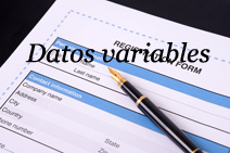 Impresión de dato variable